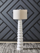 Prime Furniture - Ashley Furniture - Veraleigh Lighting - Poly Table Lamp (1/CN) / White - L235854